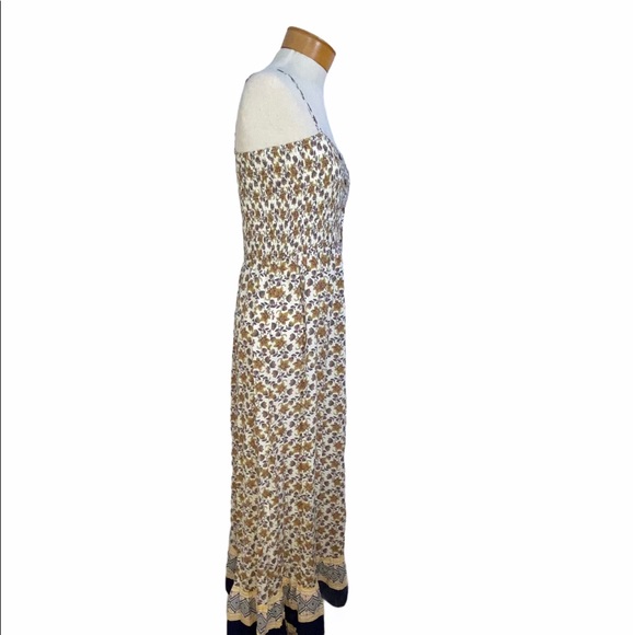 As U Wish Boho Maxi Dress Peasant Spaghetti Straps - Picture 4 of 11